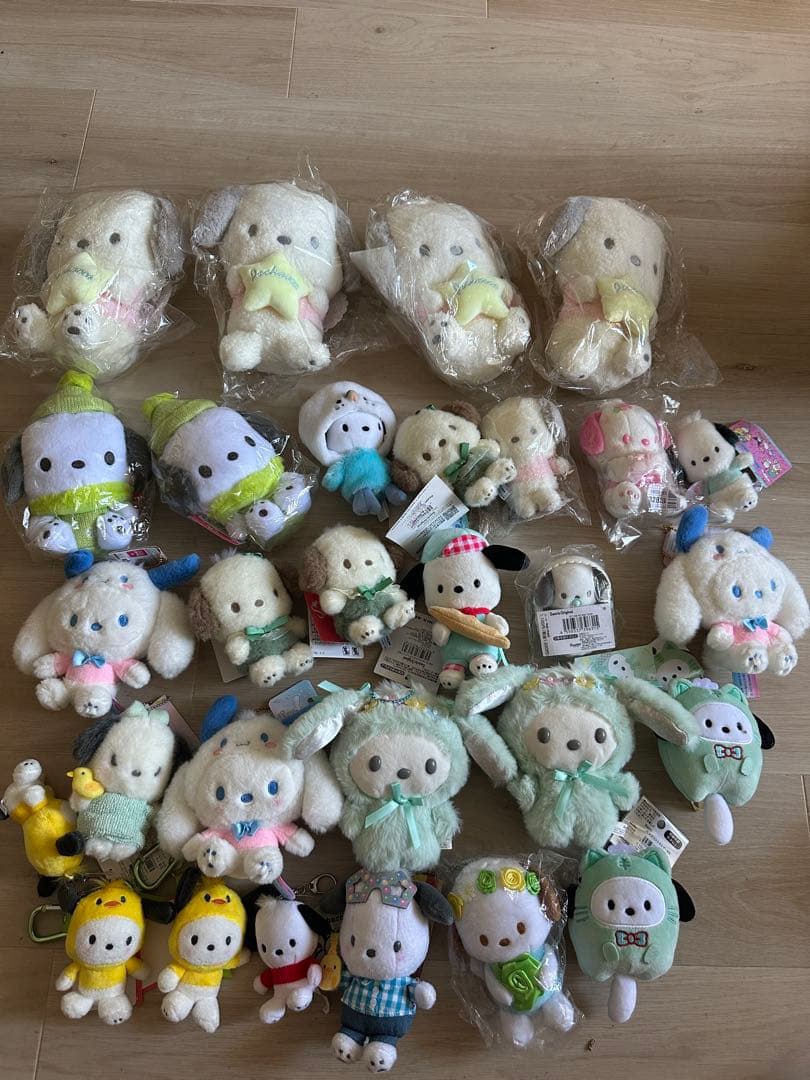 サンリオ　ポチャッコ　ぬいぐるみ　マスコット