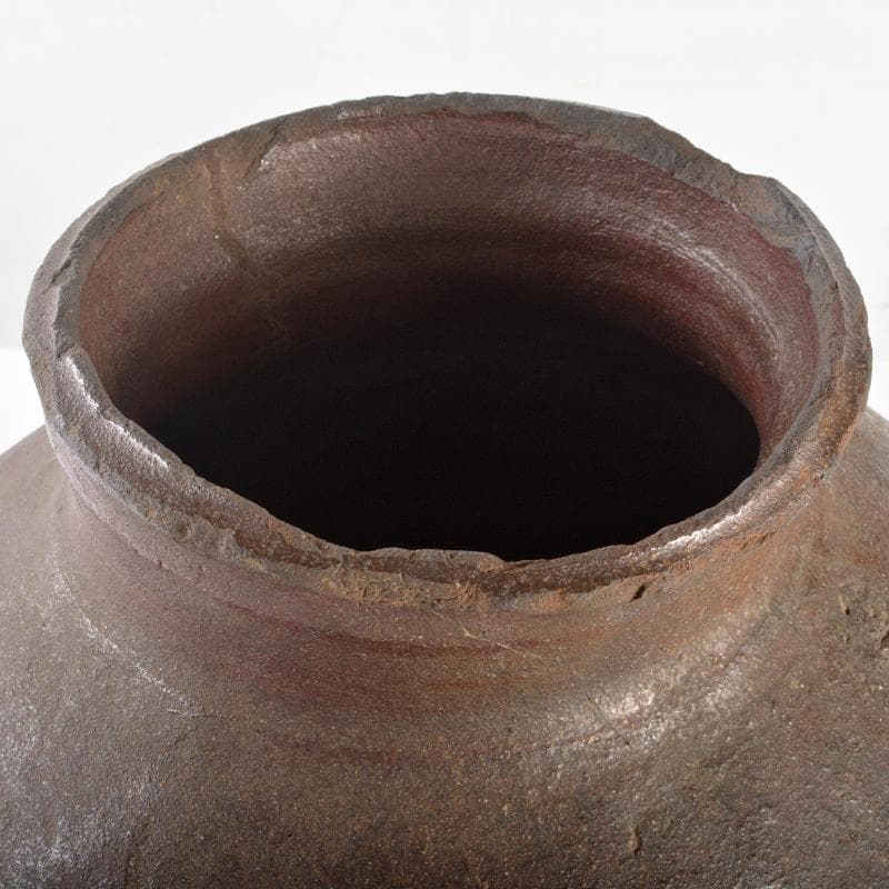 常滑焼　古常滑　室町時代　叩瓶　茶瓶　茶壷　時代箱付　M　R5233B