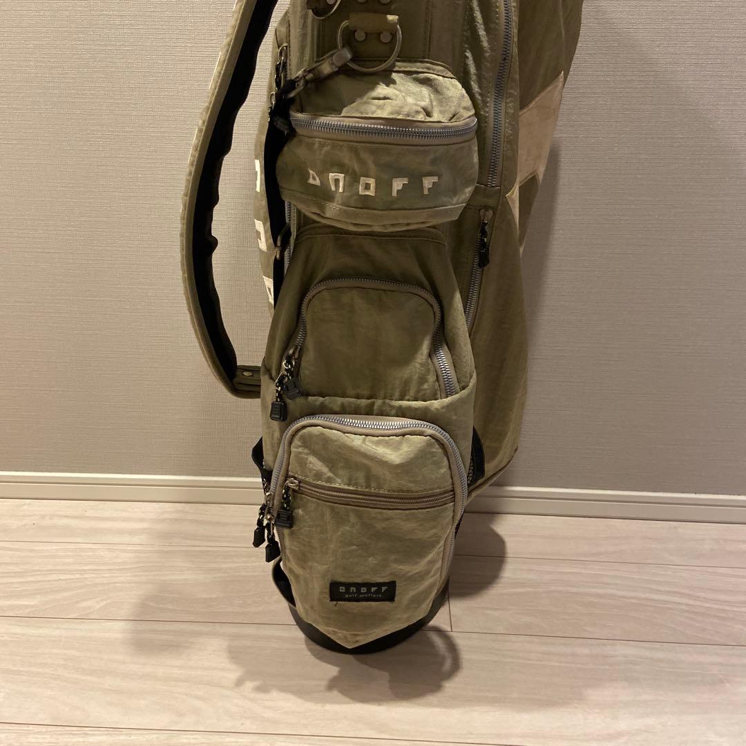 ONOFF キャディバッグ9型スタンド式 6分割 クレイベージュ OB0315