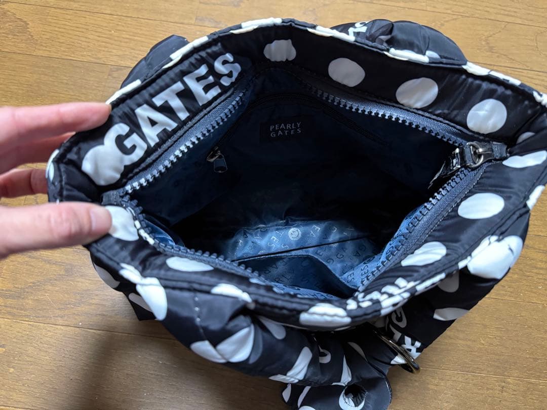 【美品】PEARLY GATES ドット柄 カートバッグ