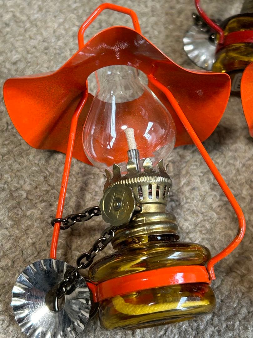 ヴィンテージ　オイルランタン　豆ランタン　ミニチュア　レトロ