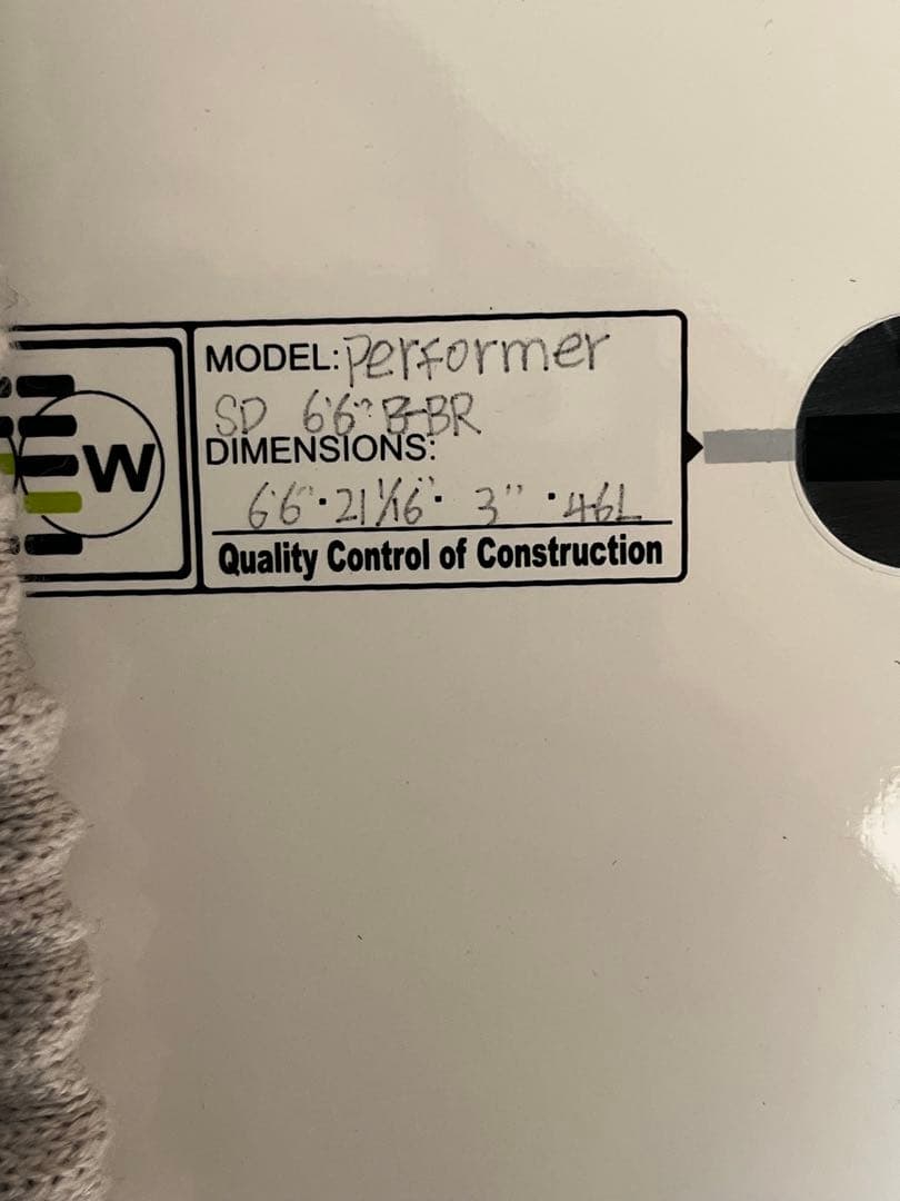 Three Weather ショートボード サーフボード パフォーマー 現地取引