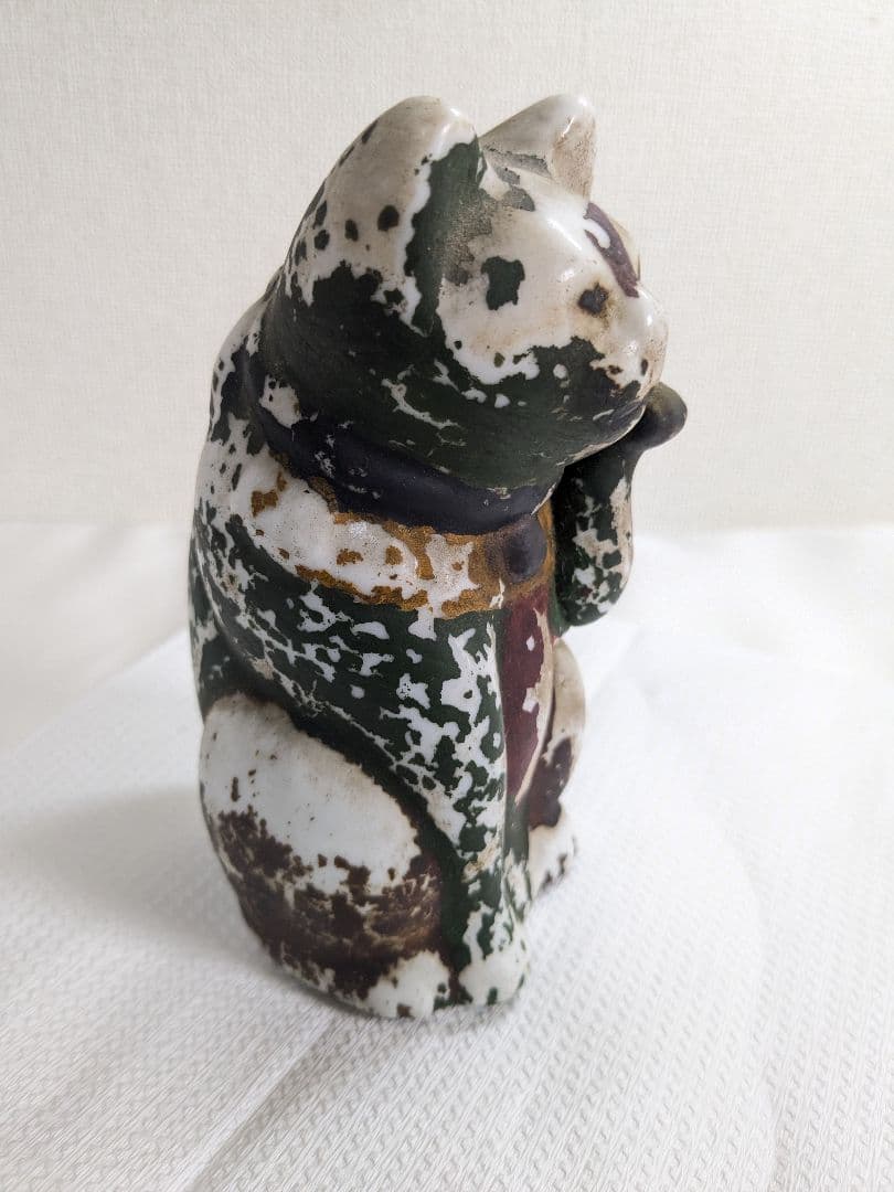 古いまねき猫 置物 アンティーク ヴィンテージ 古民家 骨董品