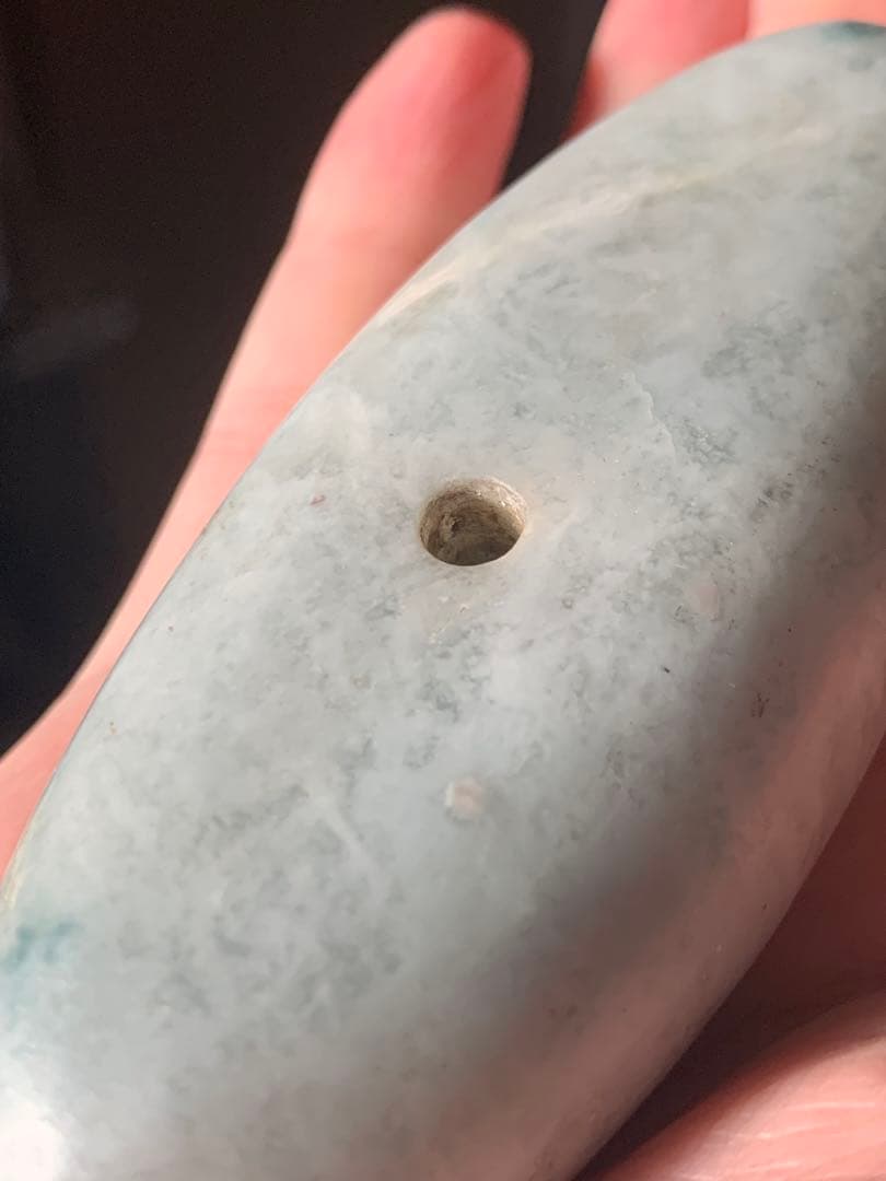 縄文初期　出土品　糸魚川翡翠大珠　時代物　石器　土器　化石　根付　勾玉　古墳期