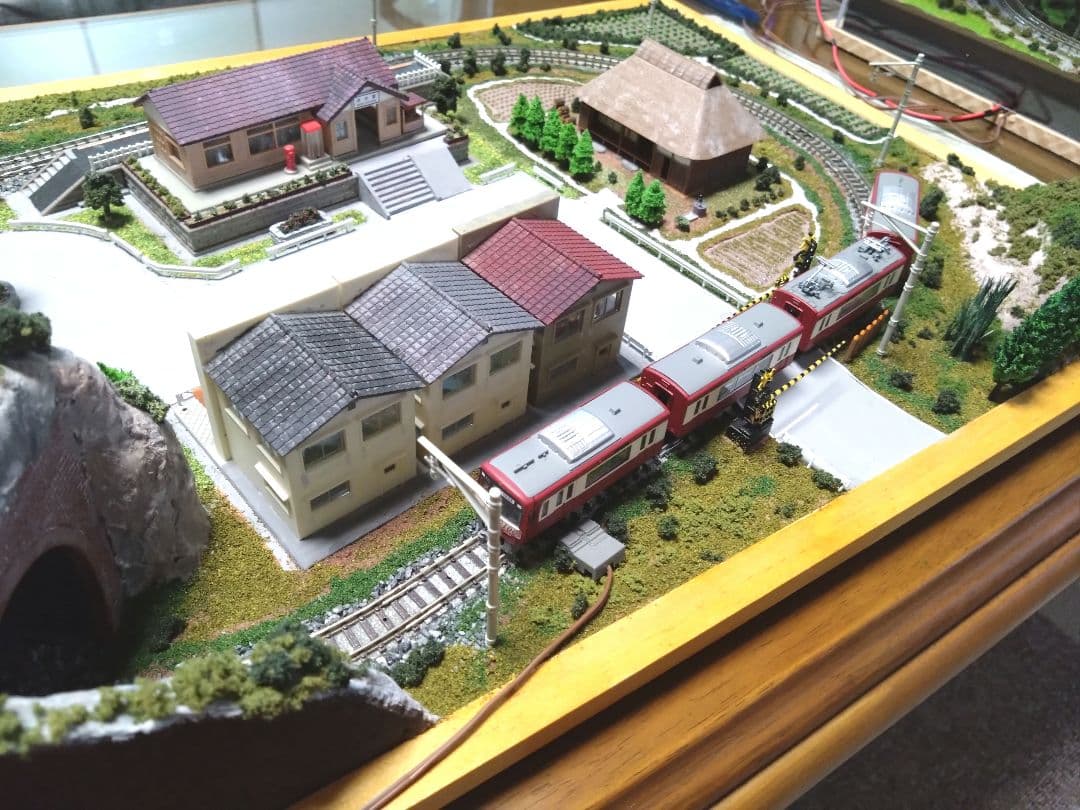 Nゲージ 鉄道模型ジオラマ　A2サイズ