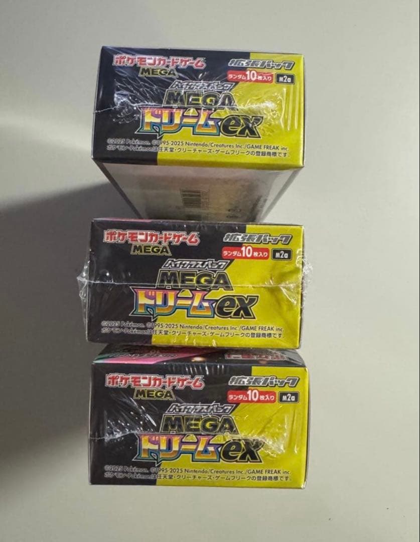 ポケモンカードMEGA ドリームex 3BOX インフェルノx 1box 新品