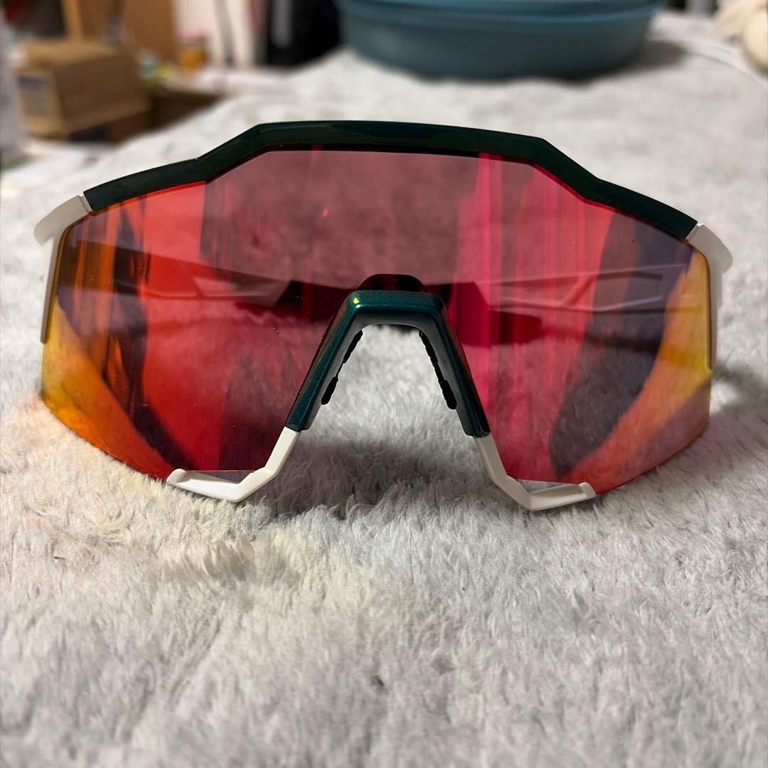 100% スポーツサングラス オーバーサイズ