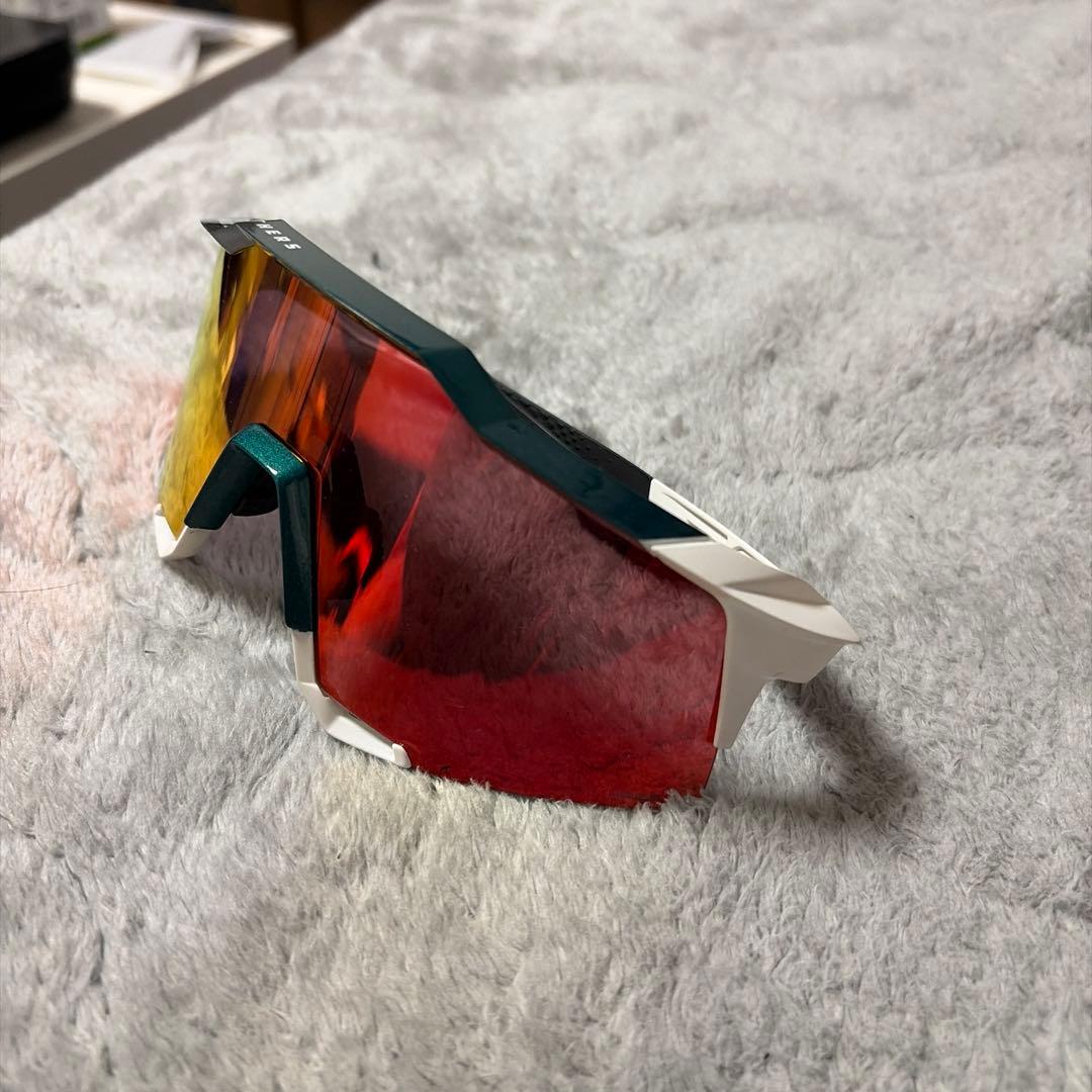 100% スポーツサングラス オーバーサイズ