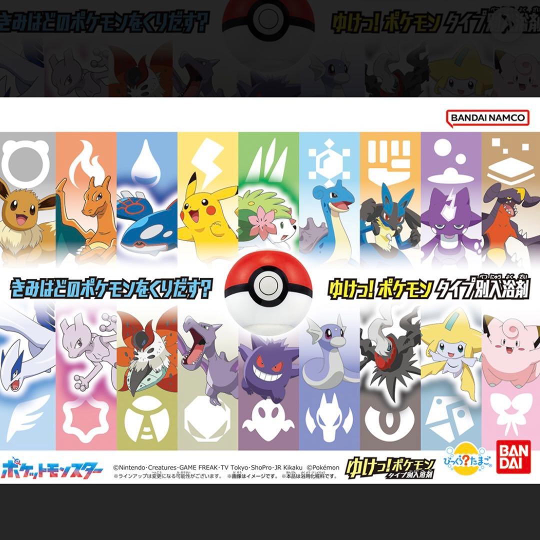 【18タイプ】ゆけ！ポケモン タイプ別、18個