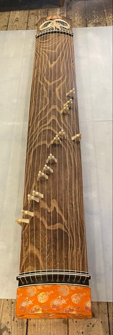 お琴 琴 和楽器 弦楽器 民族楽器 13弦 全長約192cm 中古 現状品