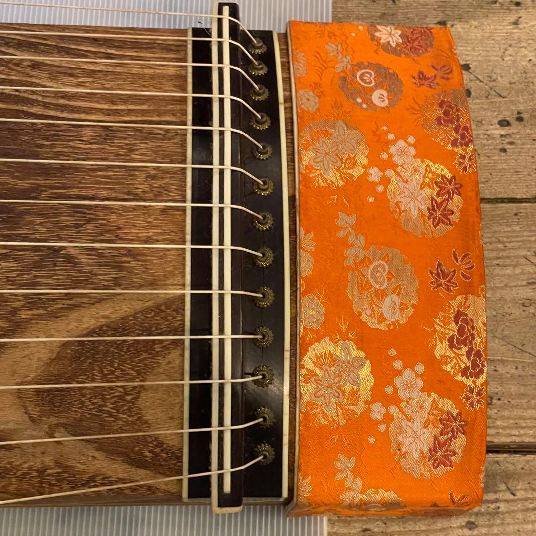 お琴 琴 和楽器 弦楽器 民族楽器 13弦 全長約192cm 中古 現状品