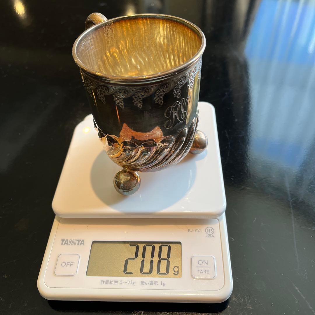 アンティーク　銀製　マグカップ