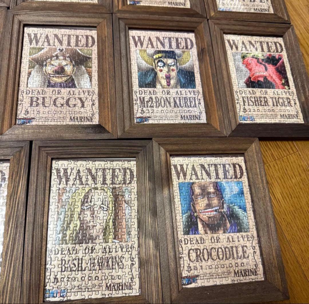 ONEPIECE ワンピース 手配書パズル ジグソーパズル まとめ売り