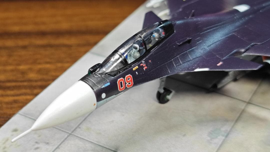 1/144 エースコンバット Su-30 ミハイ仕様 仕上げ改造品 電飾