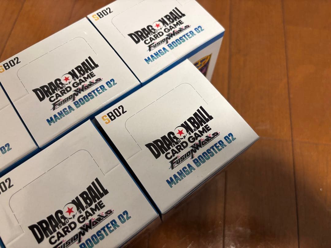 ドラゴンボールカードMANGA BOOSTER 02 未開封テープ付き7個セット