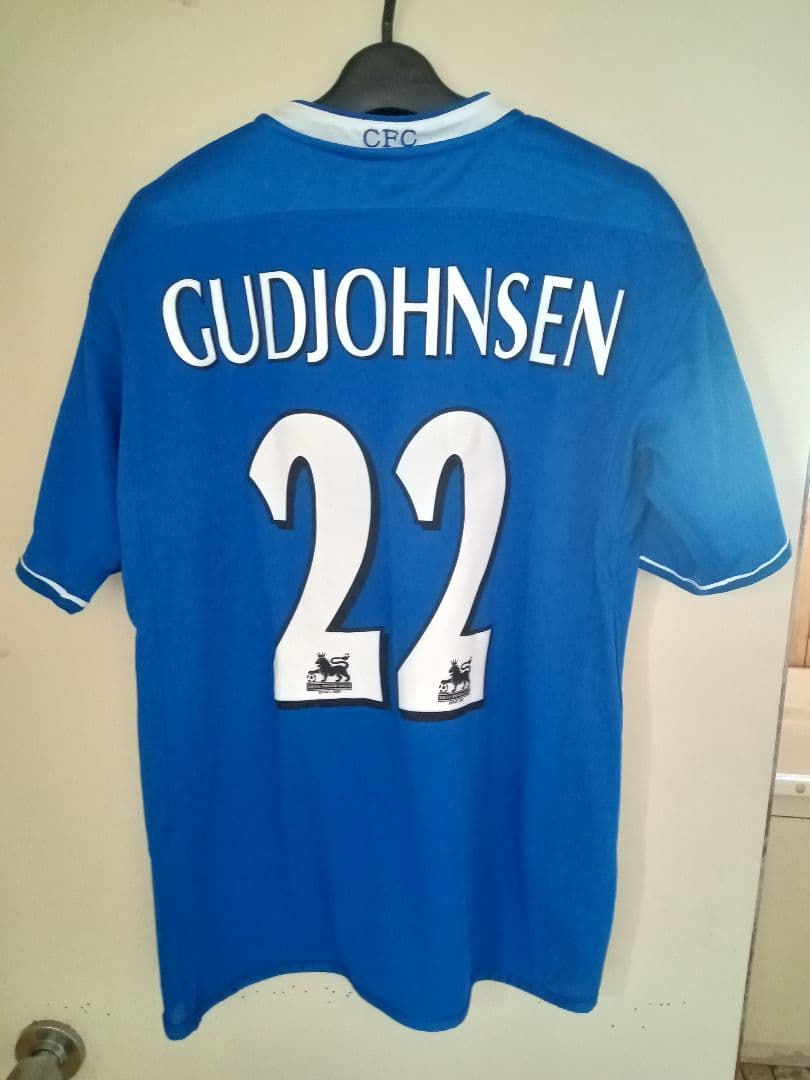 【★グジョンセン＃22★チェルシー03/04ホームユニフォーム・リバーシブルＭ】