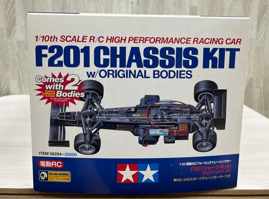TAMIYA F201 CHASSIS KIT オリジナルボディ付き