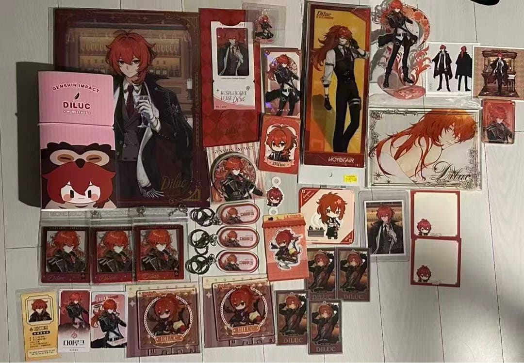 原神　韓国　原神カフェ　ホヨランド おみくじ グッズセット