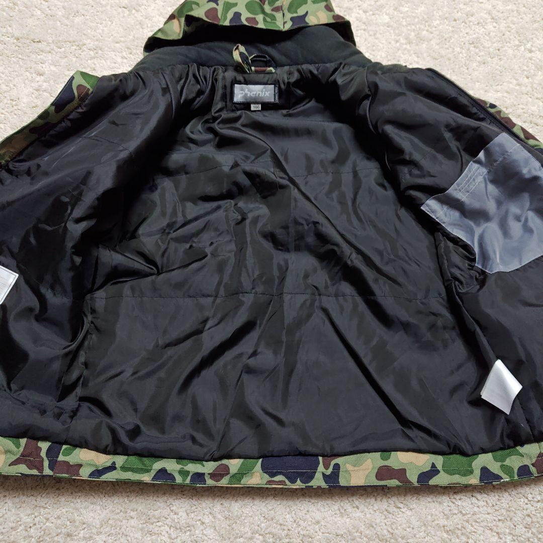 【フェニックスphenix】キッズ160cm 迷彩柄 スキースノーボードウェア