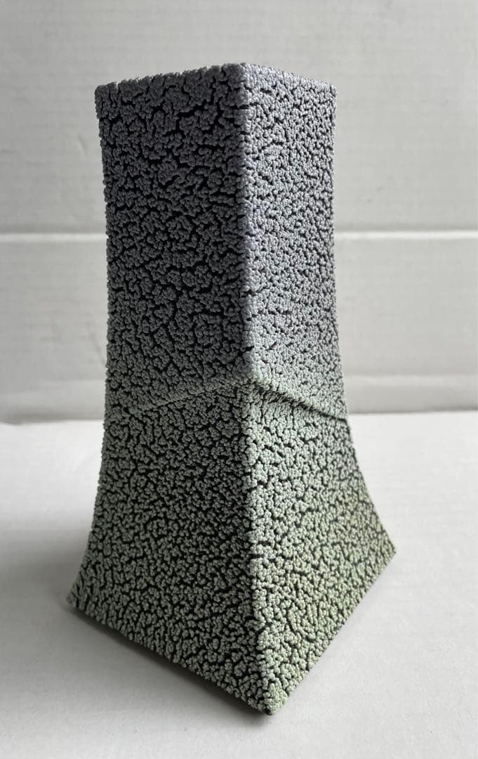 河本太郎　花器【陶芸作品】 花瓶 花器 現代アート 木箱付 インテリア