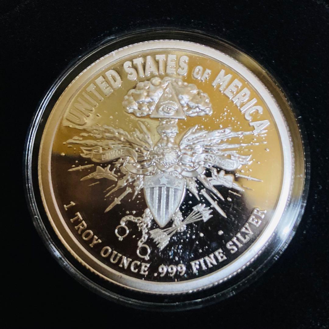 デスオブダラー　1オンスプルーフ銀貨　デスイーグル