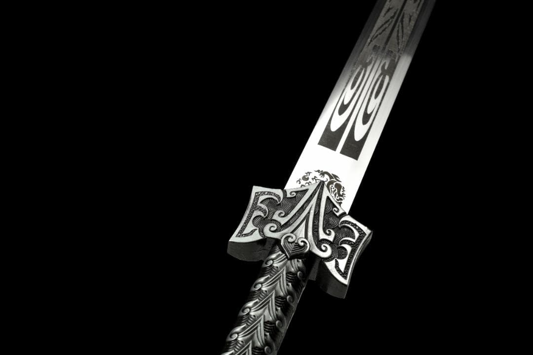 刃長77cm 漢剣・模造刀・模擬刀 練習 中華武術 武具【品名】：『残陽の剣』