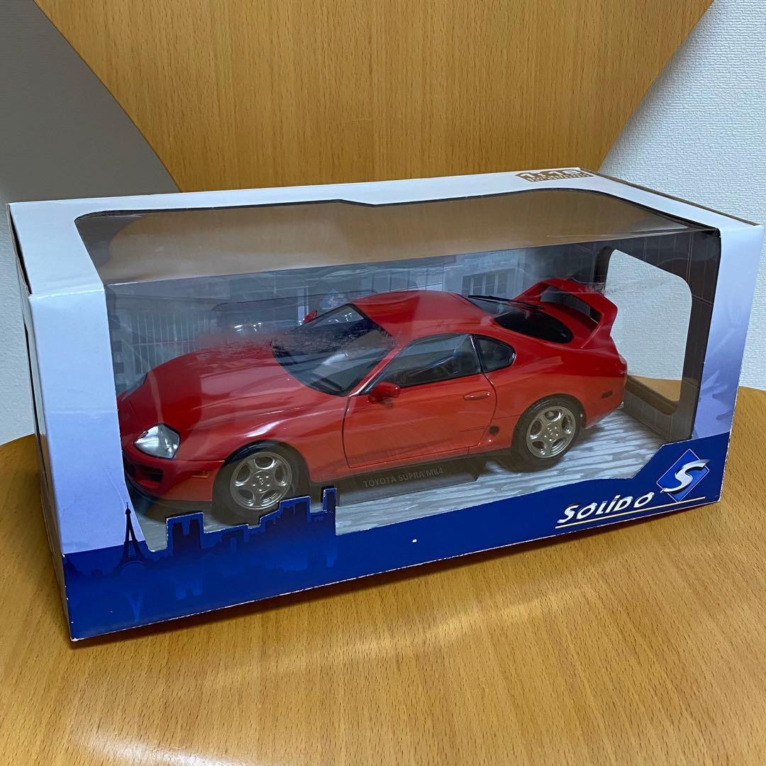 ソリド　solido 1/18 スープラ　mk4 jza80 レッド