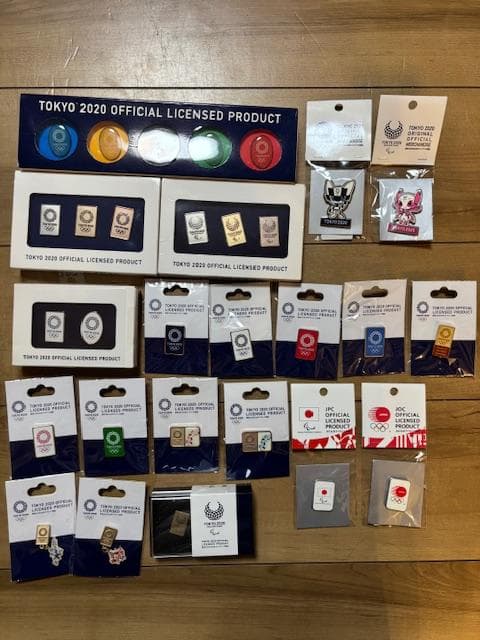 東京2020　ピンバッジ　オリンピックエンブレム