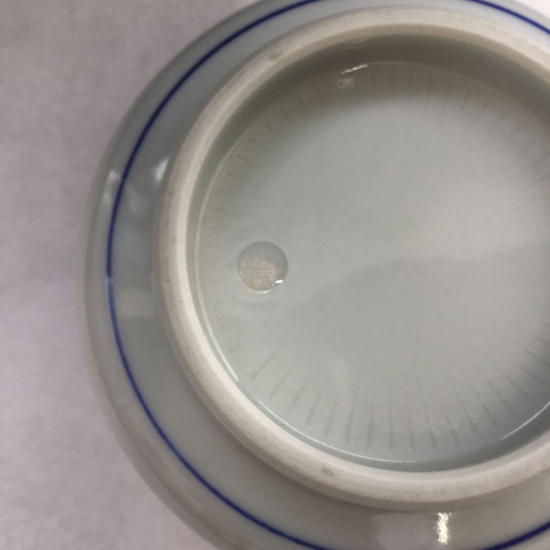 茶道具　火入　染付冠手　昧渓窯永寿作　松尾流妙玄斎書付　共箱　紙箱　N233HI