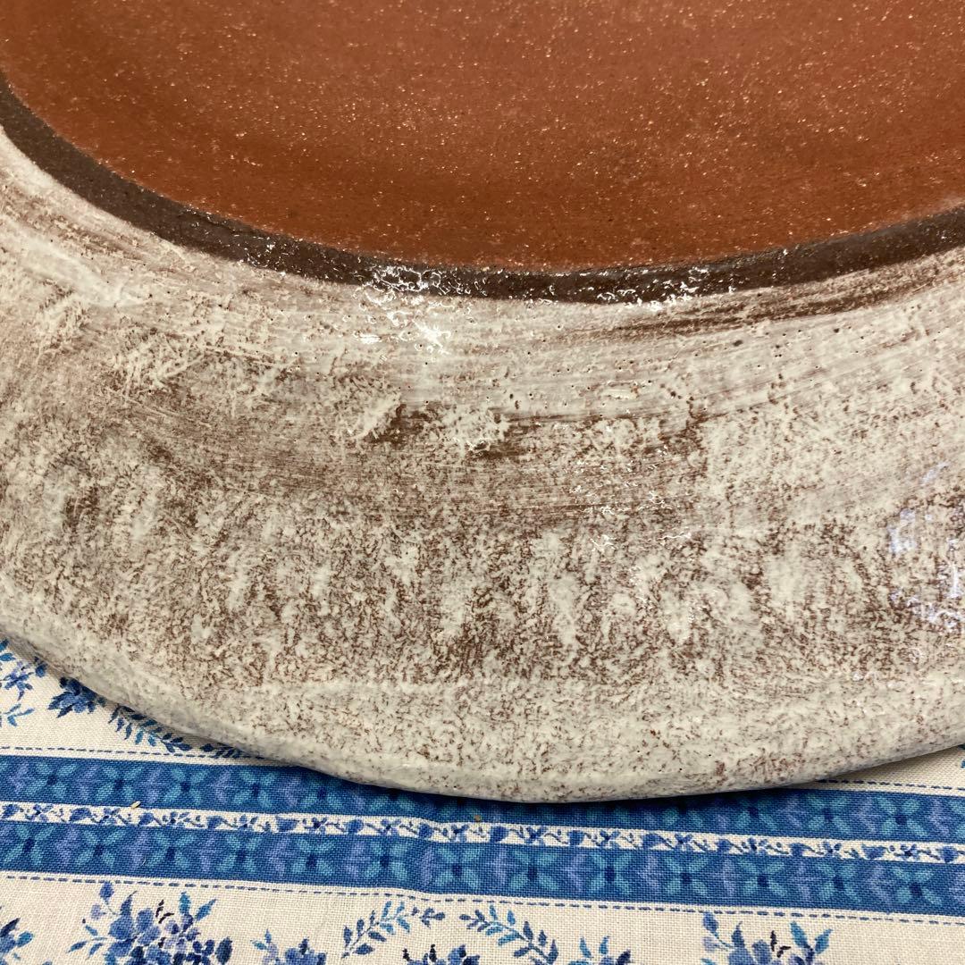 華道道具　花器　常滑焼　水盤　冨本泰二　造　供箱　S9SB