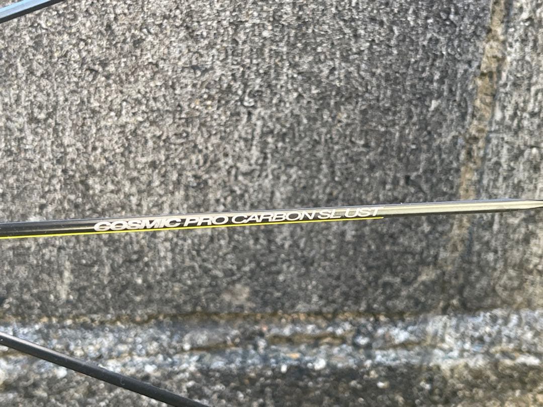美品MAVIC COSMIC PRO CARBON SL USTホイールセット