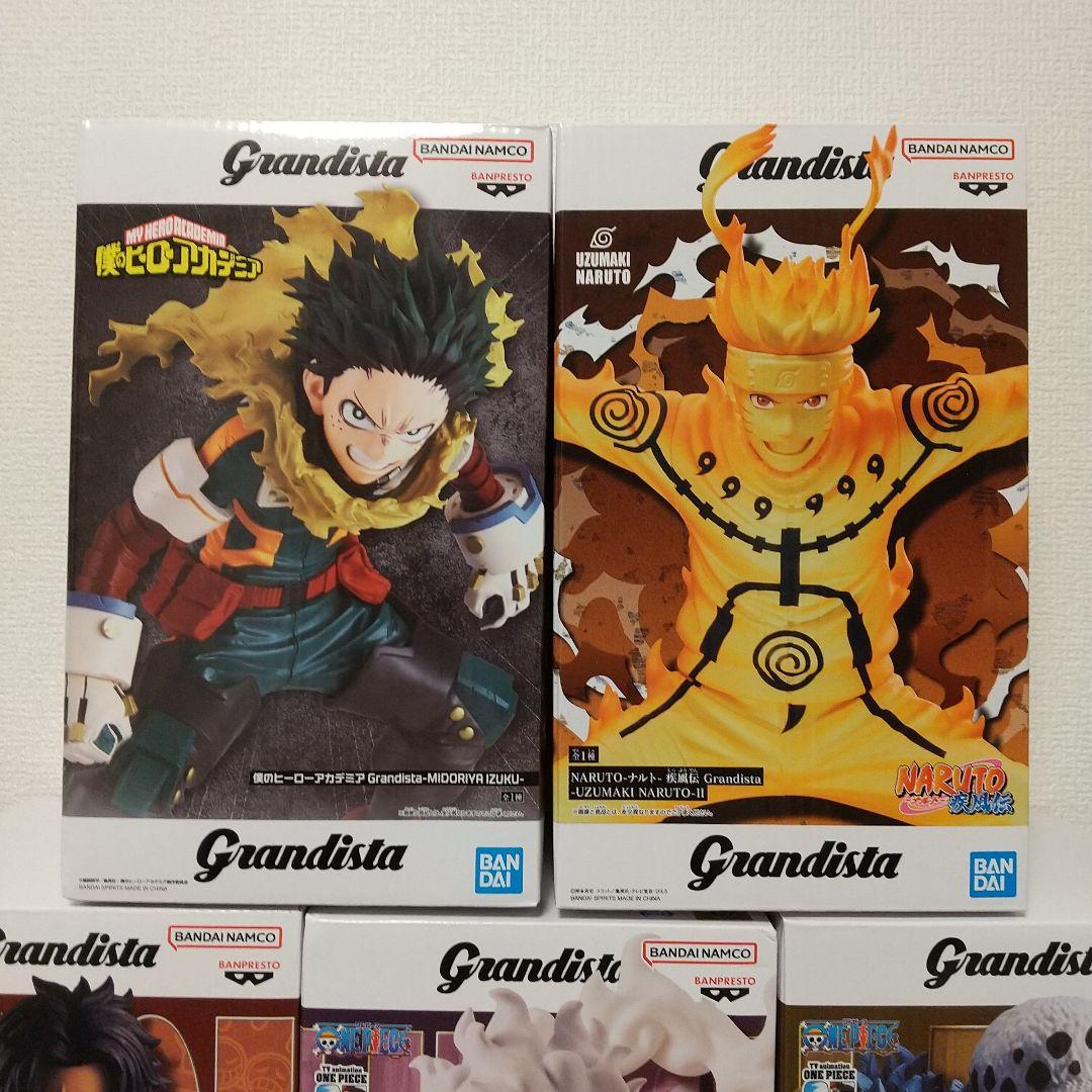 ドラゴンボール ワンピース ナルト Grandista フィギュア ９体セット