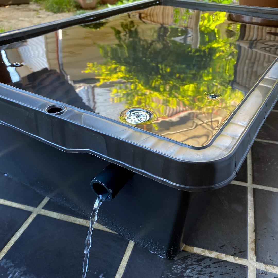 メダカ飼育ケース 60㍑トロ舟x5個 オーバーフロー 金魚飼育容 メダカ飼育容器