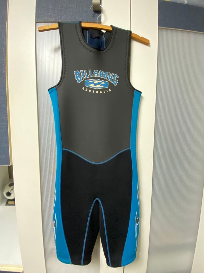 Billabong ショートジョン ブラック/ブルー