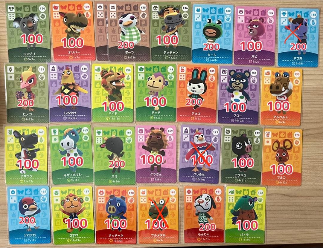 あつまれどうぶつの森　amiiboカード【バラ売り】