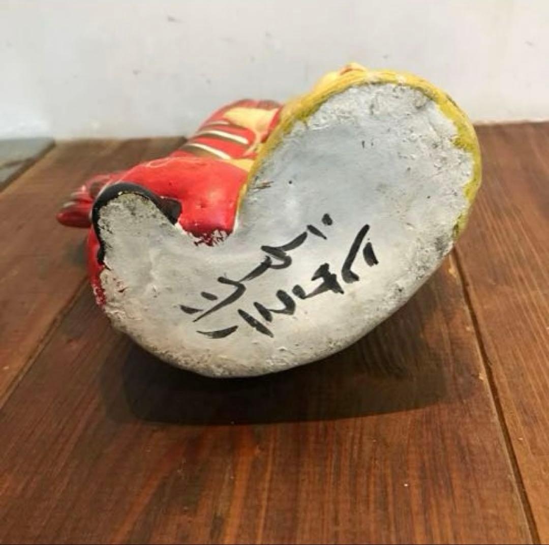 美品　年代物　陶器　恵比寿さま　縁起物　置物　　オブジェ