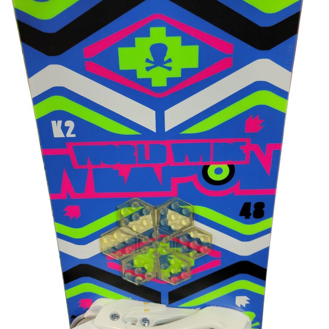 大人気 K2 スノーボード ワールドワイドウェポン 148cn ケース付き