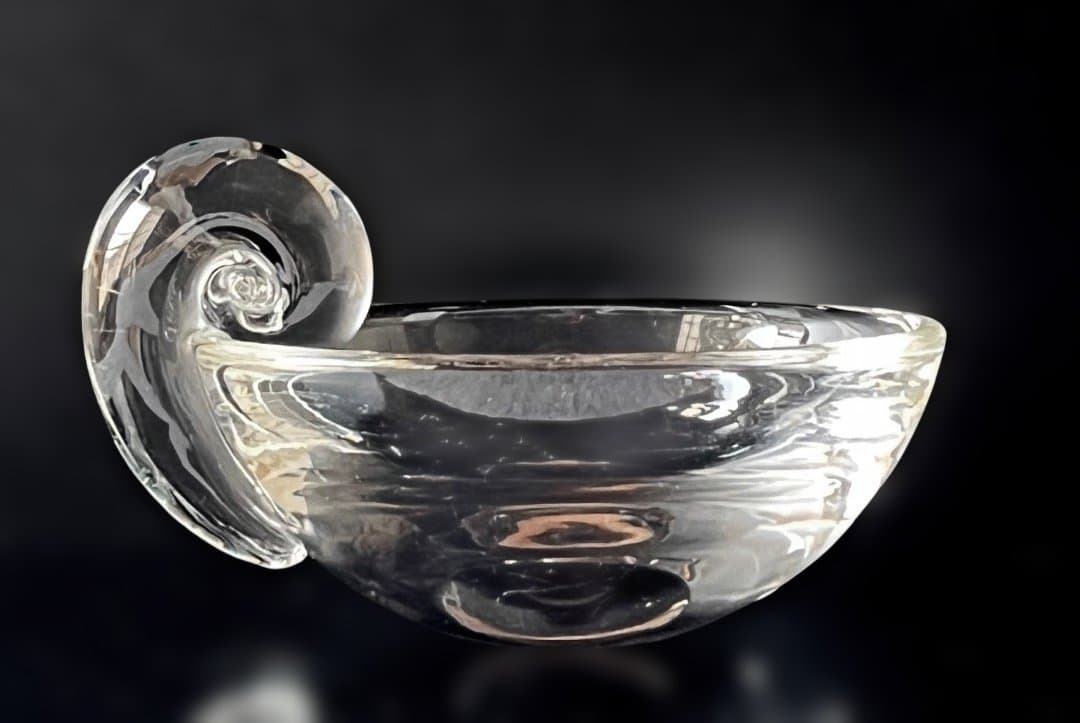 Steuben（ステューベン）　ヴィンテージ　アートガラス小鉢