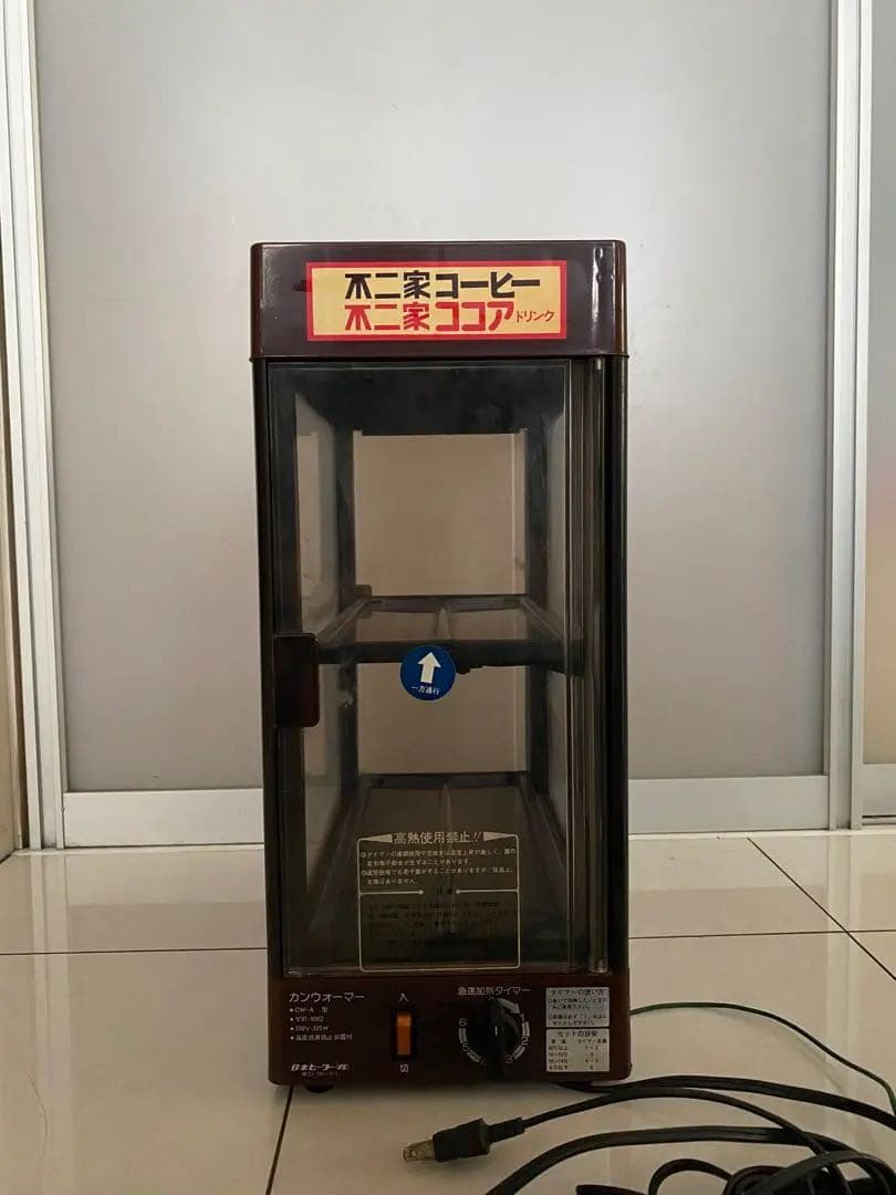 不二家レストラン　ショーケース 保温ケース　ペコちゃん　 　昭和レトロ