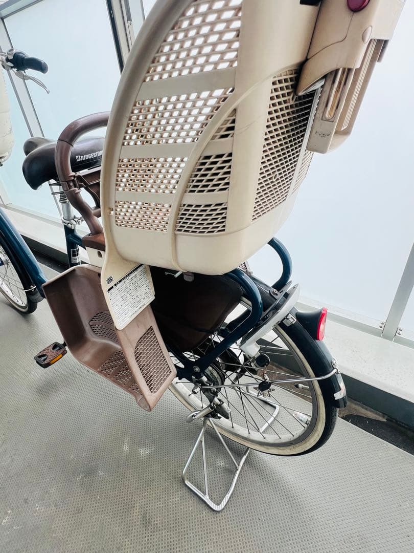 引き取り限定　ブリヂストン子子供乗せ3人乗り自転車