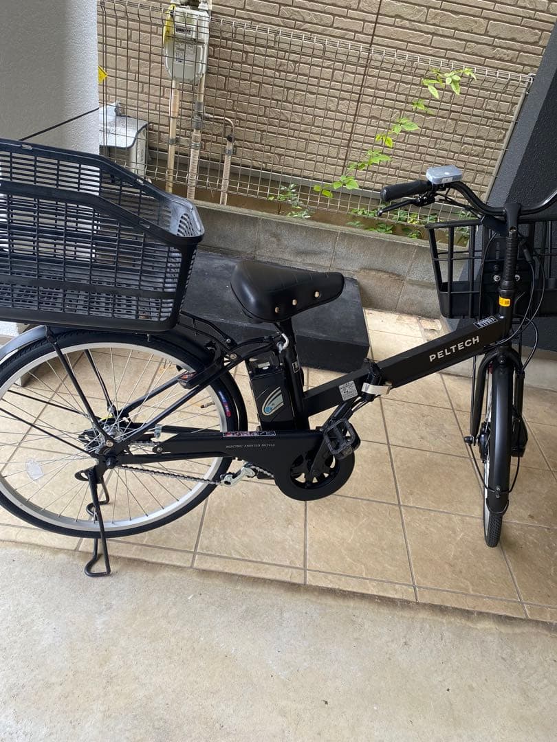 ペルテック電動アシスト自転車 ブラック