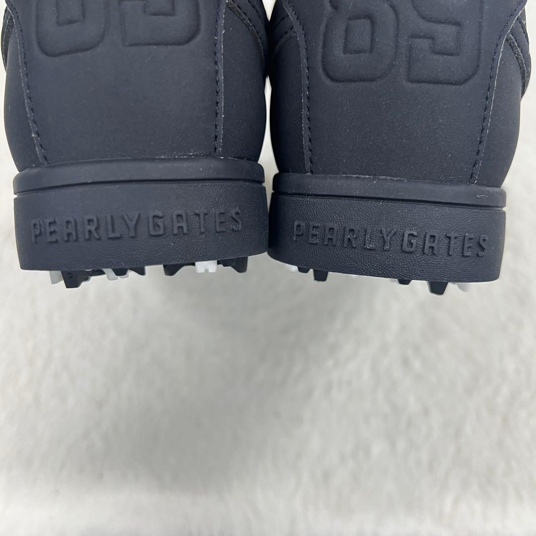 【新品】 パーリーゲイツ ローカット ゴルフシューズ ネイビー 24.5cm