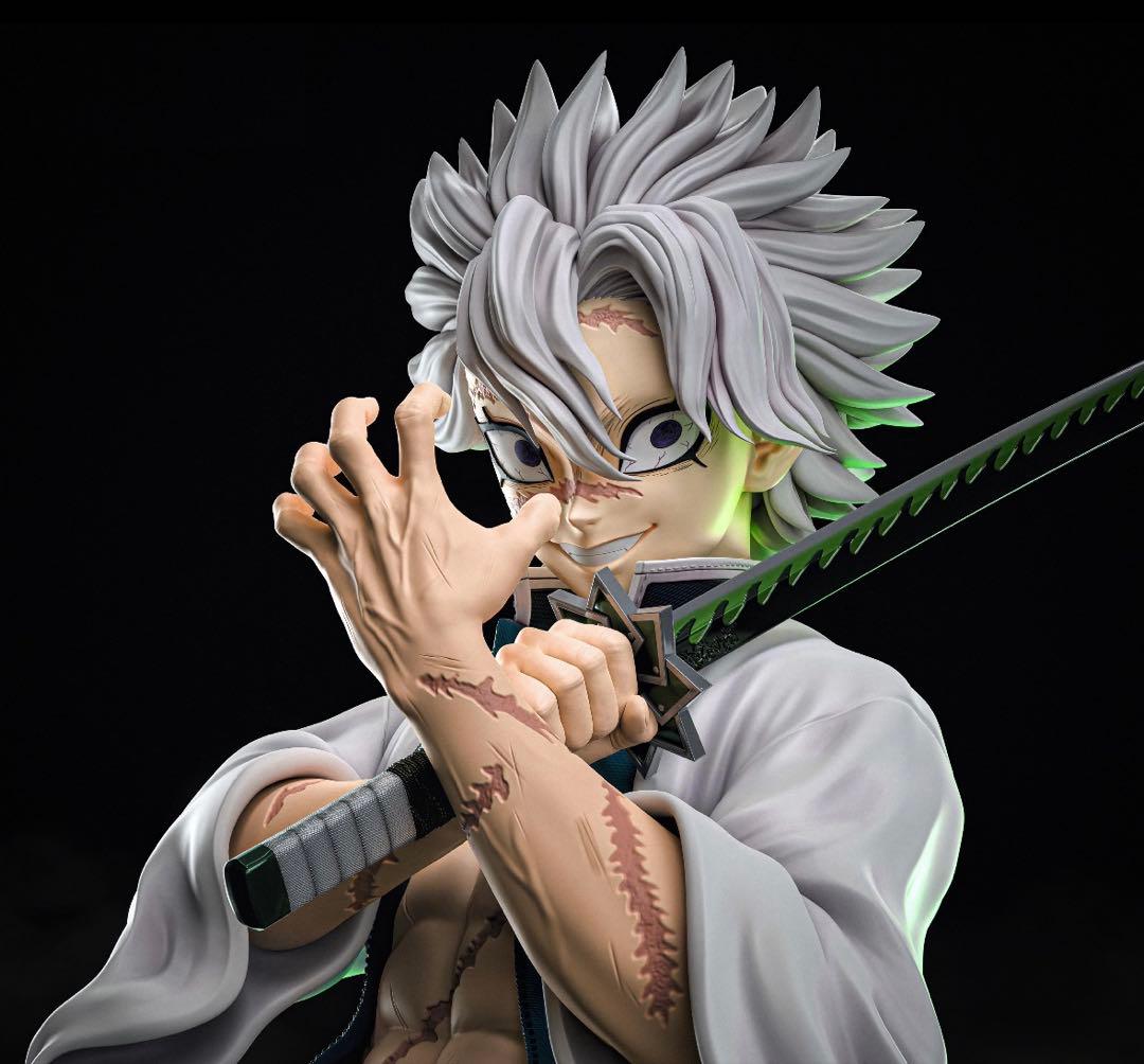 ガレージキット　鬼滅の刃　ガレキ　未塗装未組立　1／6スケール　不死川実弥　鬼滅