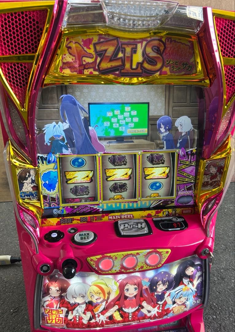 LスロットゾンビランドサガＡ1 メインパネル　スマスロ　実機　家庭用　送料込み