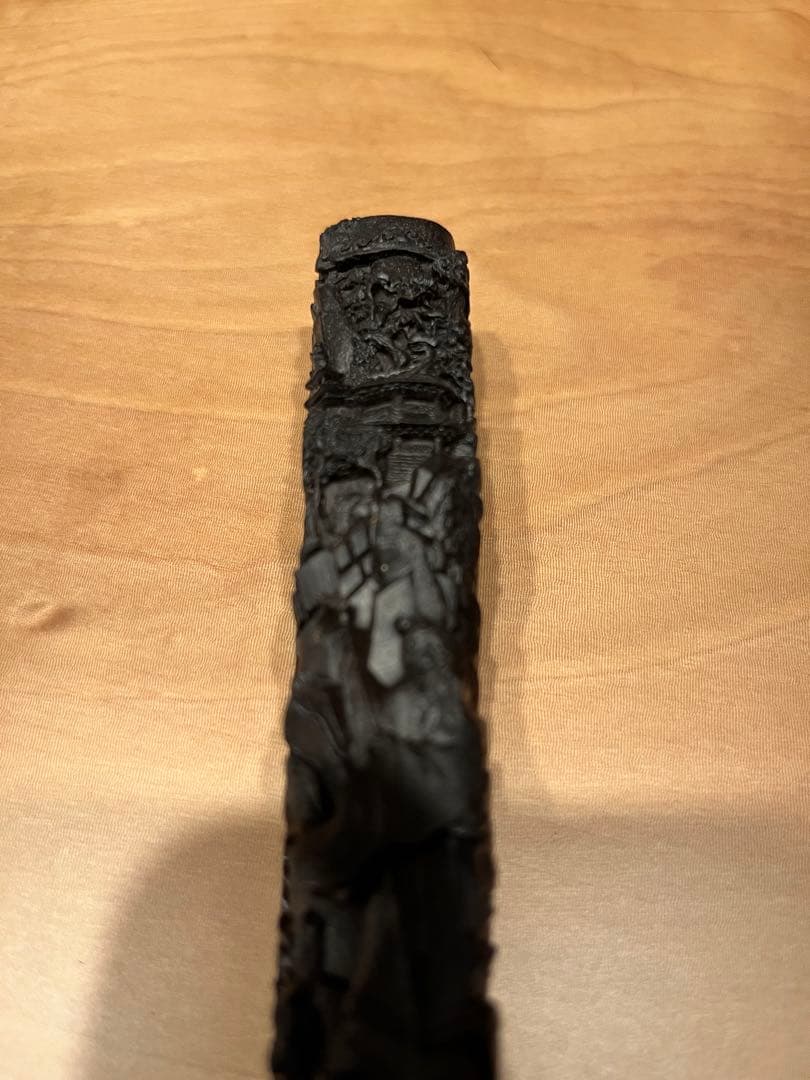 文鎮　工芸品　美術品　中国　岩道