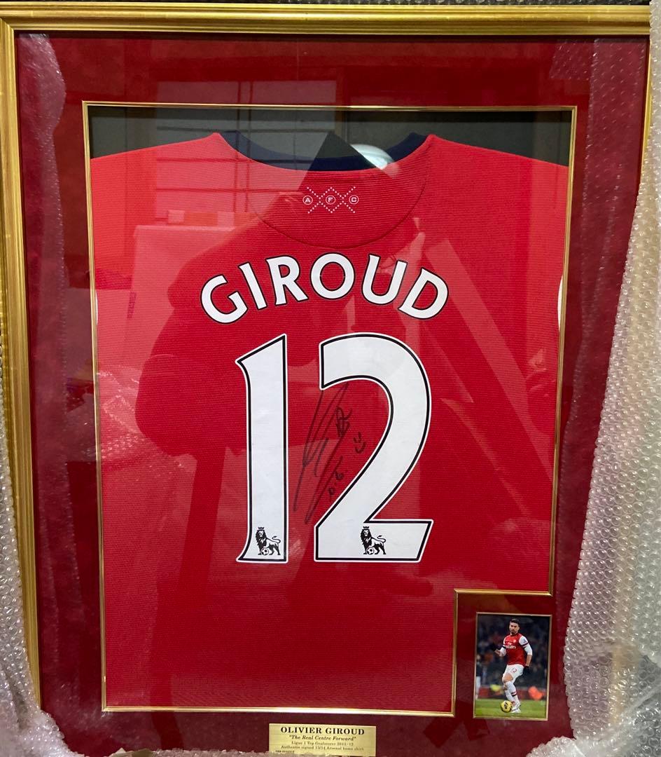 オリヴィエ・ジルー直筆サインユニフォーム