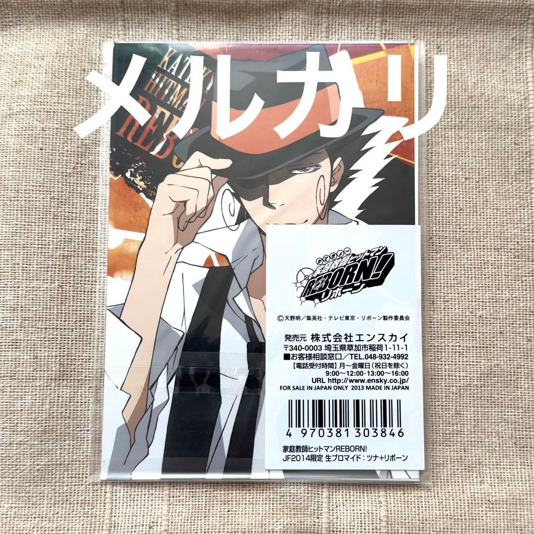 リボーン&綱吉　ジャンプフェスタ2014 エンスカイ　ブロマイド