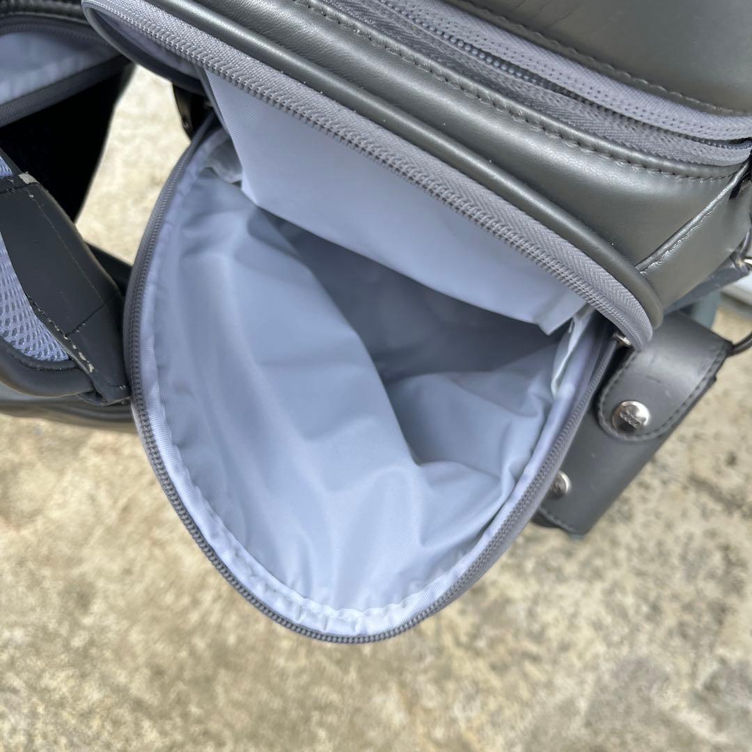 Audi キャディバッグ グレー キルティングデザイン