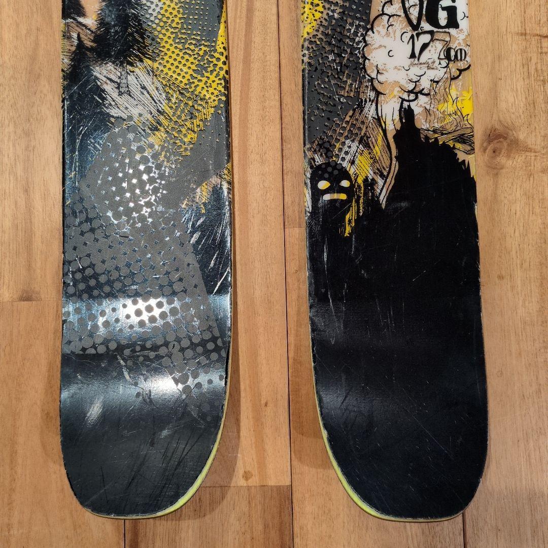 テレマークスキー ビンディングO1 ブラックダイヤモンド シール付き