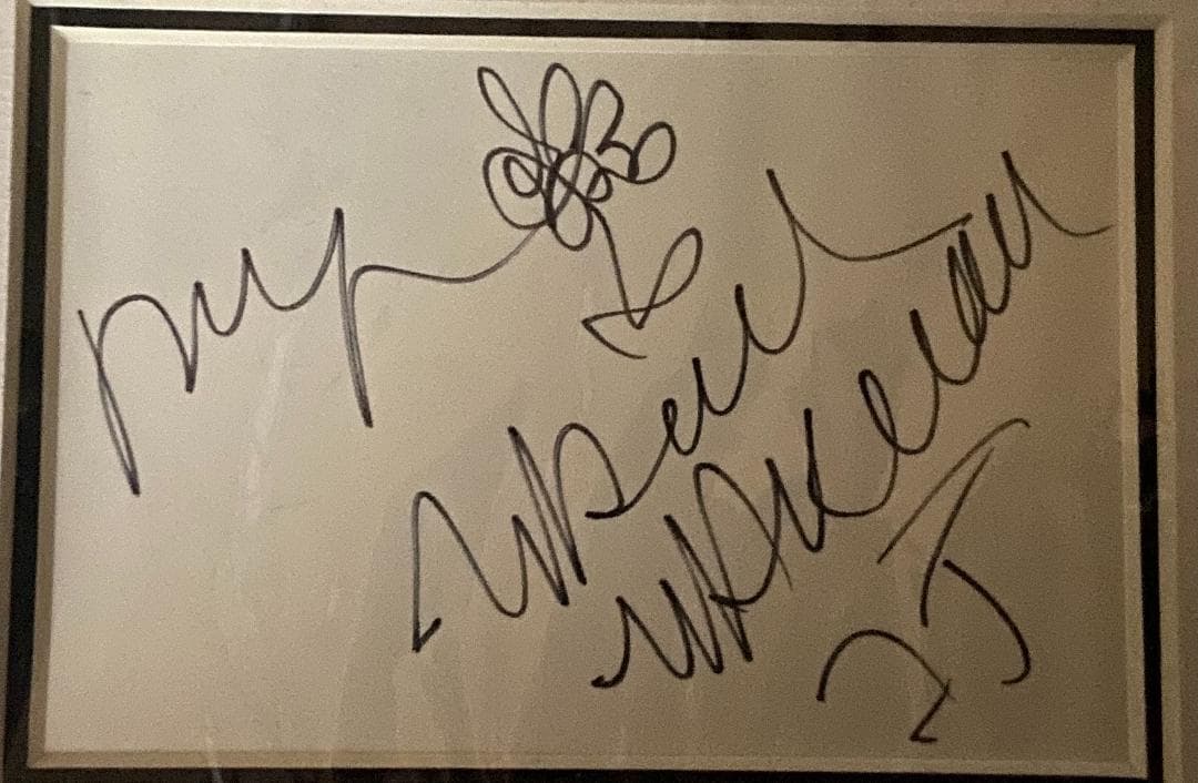 Marcel Marceau（マルセル・マルソー）直筆サイン